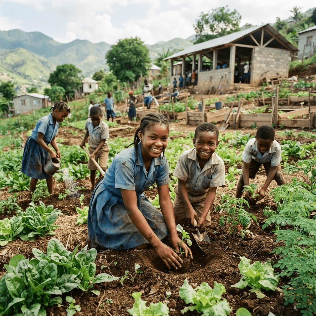 Projet communautaire : Jardins scolaires du Sud